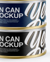 5oz Four Cans Mockup
