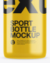 Glossy Sport Bottle Mockup