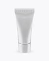 Matte Cosmetic Tube Mockup (High-Angle Shot)