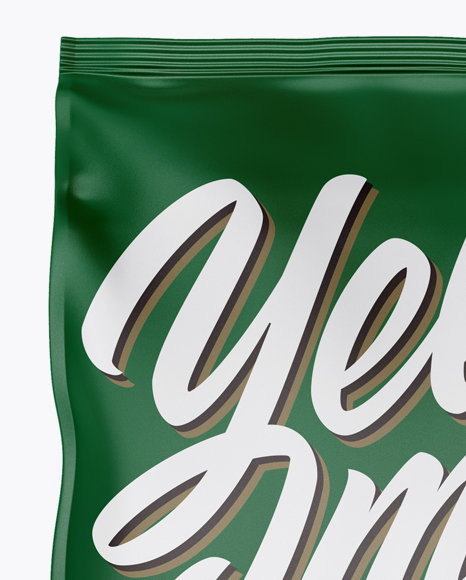 Matte Coffee Bag Mockup