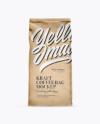 Kraft Paper Coffee Bag Mockup