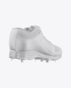 Baseball Sneaker Mockup - Back Half Side View