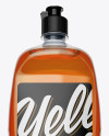 Plastic Bottle Mockup - Front View (Hero Shot)