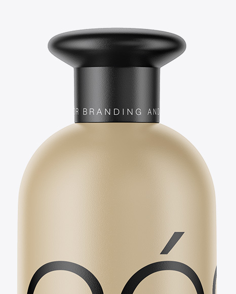 Ceramic Cosmetic Bottle Mockup Ceramic Cosmetic Bottle Mockup