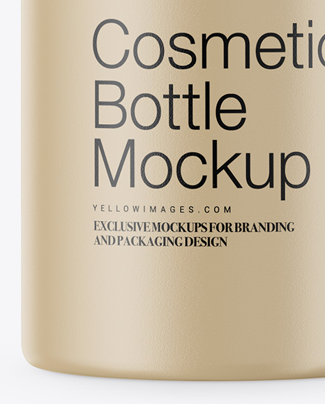 Ceramic Cosmetic Bottle Mockup Ceramic Cosmetic Bottle Mockup
