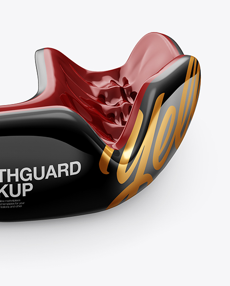 Mouthguard Mockup - Half Side View