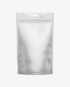 Matte Stand-Up Pouch Mockup - Front View