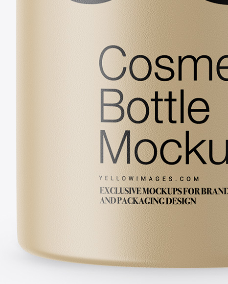Ceramic Cosmetic Bottle Mockup