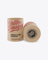 Two Kraft Paper Tubes Mockup