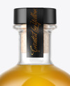Single Malt Whisky Bottle with Wooden Cap Mockup