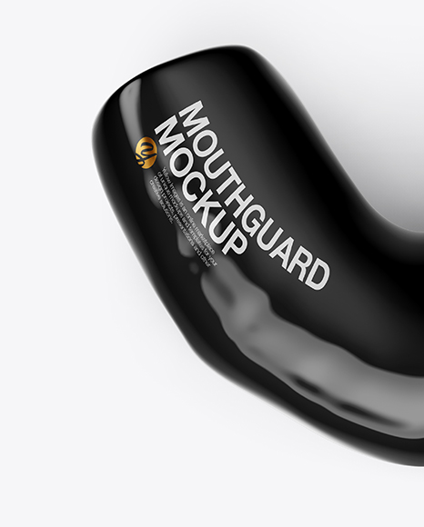 Mouthguard Mockup - Bottom View - Free Download Images High Quality PNG