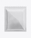 Glossy Sachet Mockup