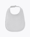 Baby Bib Mockup - Front View