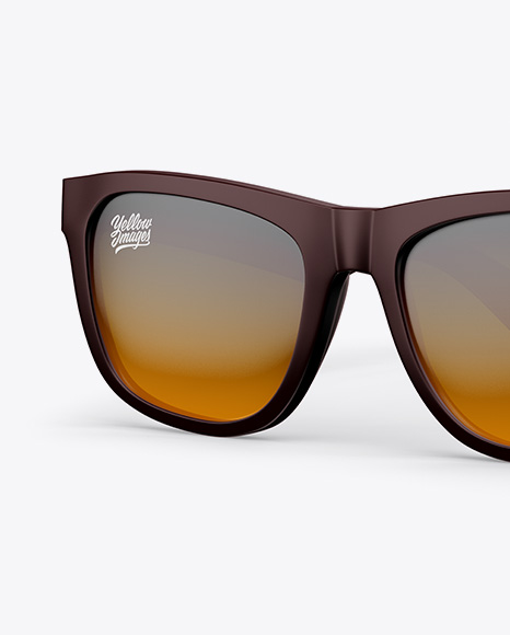 Sunglasses Mockup - Half Side View