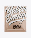 Kraft Sachet Mockup