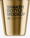 Metallic Shaker Bottle Mockup