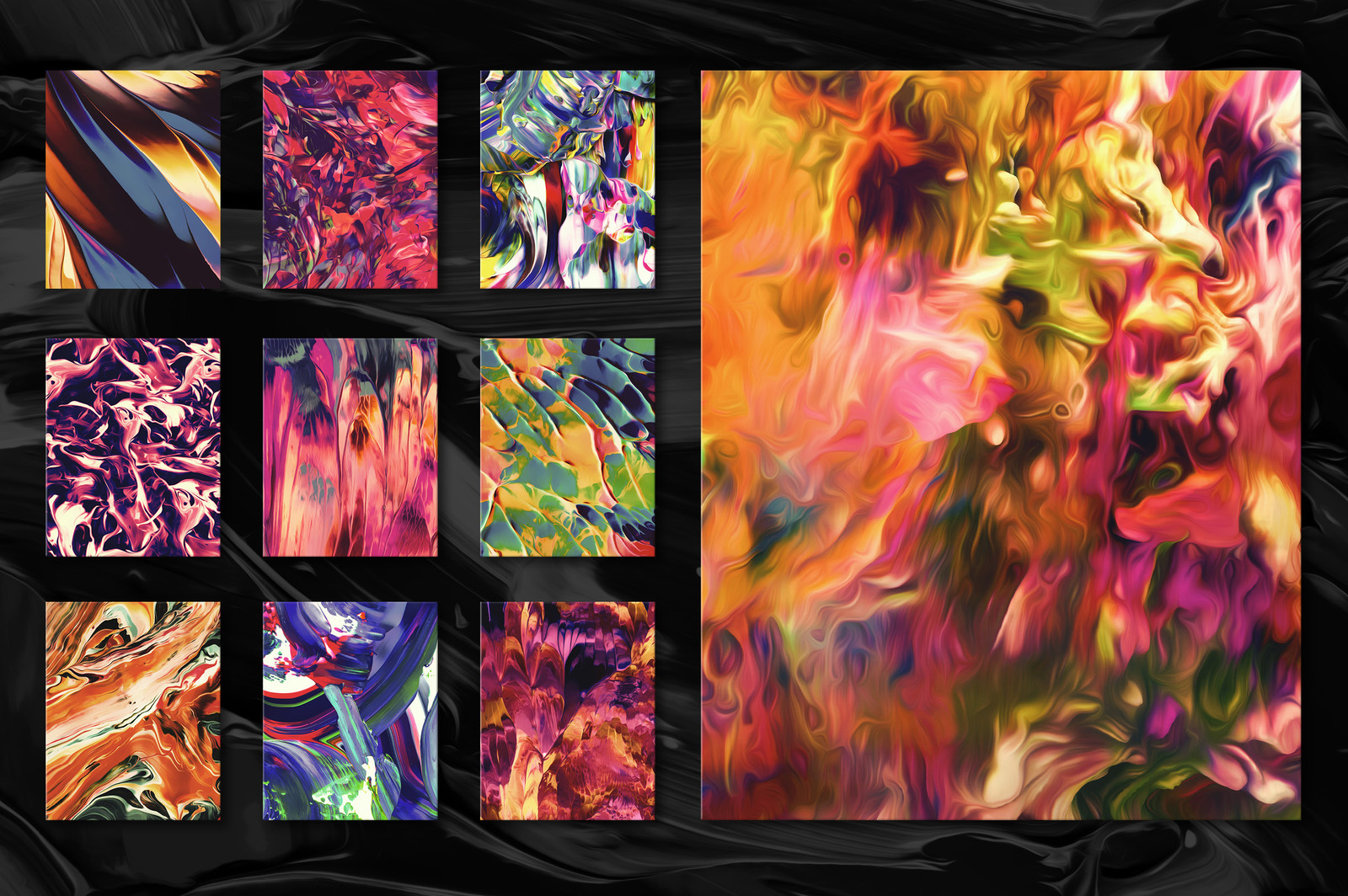 Flow, Vol. 2: 100 Fluid Abstract Paintings