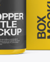 Glossy Dropper Bottle And Paper Box Mockup