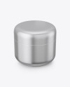Metallic Cosmetic Jar Mockup (High Angle Shot) Metallic Cosmetic Jar Mockup (High Angle Shot)