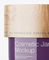 Glossy Cosmetic Jar Mockup Glossy Cosmetic Jar Mockup