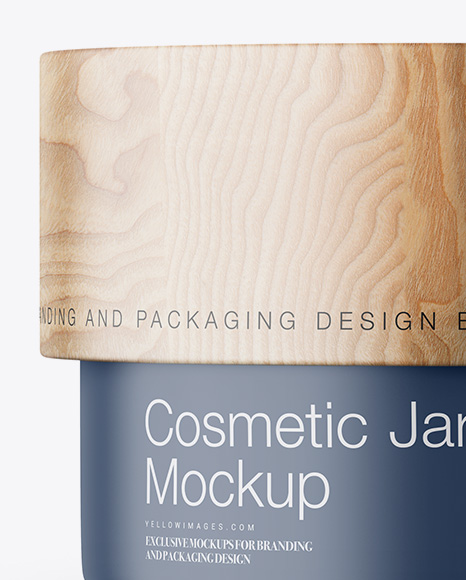 Matte Cosmetic Jar Mockup Matte Cosmetic Jar Mockup