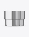 Metallic Cosmetic Jar Mockup Metallic Cosmetic Jar Mockup