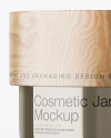 Metallic Cosmetic Jar Mockup Metallic Cosmetic Jar Mockup