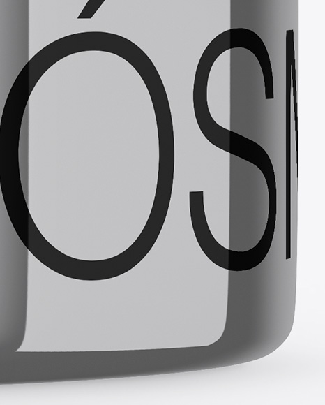 Metallic Cosmetic Jar Mockup Metallic Cosmetic Jar Mockup