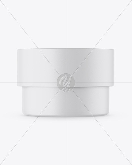 Ceramic Cosmetic Jar Mockup