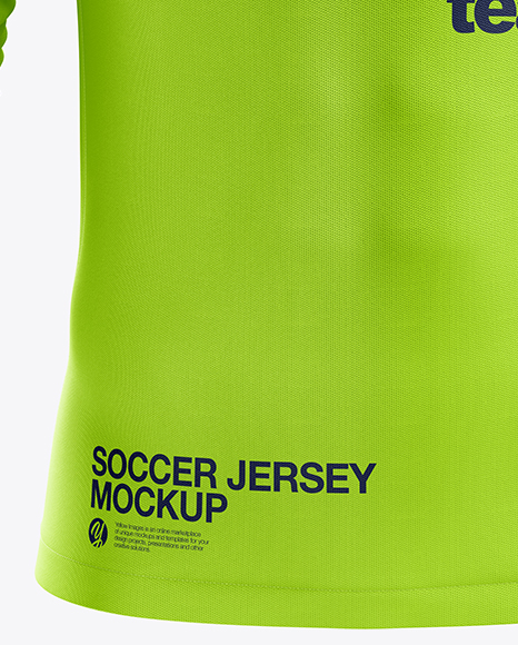 Men’s Soccer Jersey LS mockup (Front View)