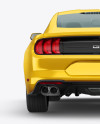 Mustang GT Mockup - Back View