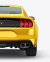 Mustang GT Mockup - Back View