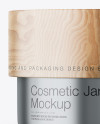 Matte Metallic Cosmetic Jar Mockup Matte Metallic Cosmetic Jar Mockup