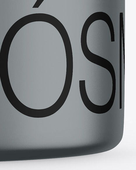 Matte Metallic Cosmetic Jar Mockup Matte Metallic Cosmetic Jar Mockup