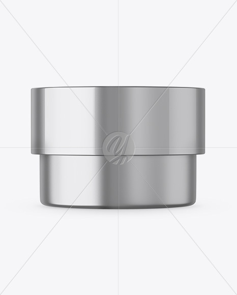 Matte Metallic Cosmetic Jar Mockup Matte Metallic Cosmetic Jar Mockup