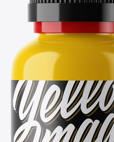 Glossy Dropper Bottle Mockup