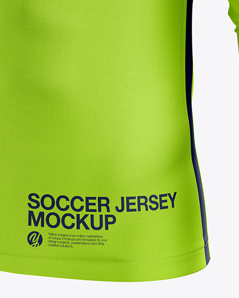 Men’s Soccer Jersey LS mockup (Half Side View)