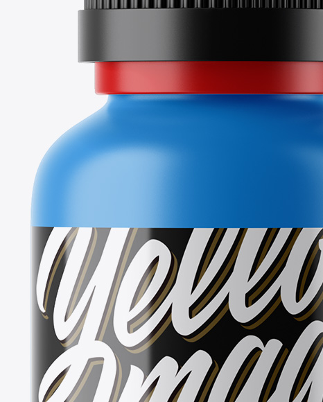 Matte Dropper Bottle Mockup