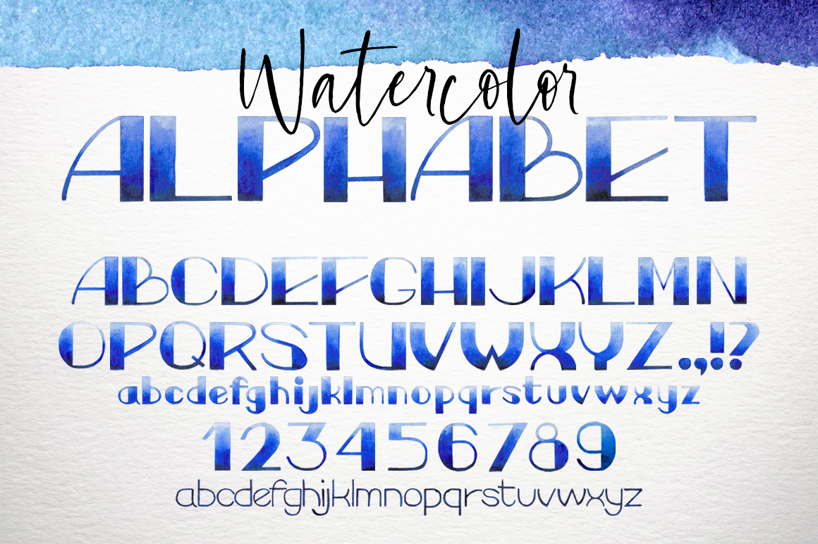 Watercolor winter colletion Watercolor winter colletion