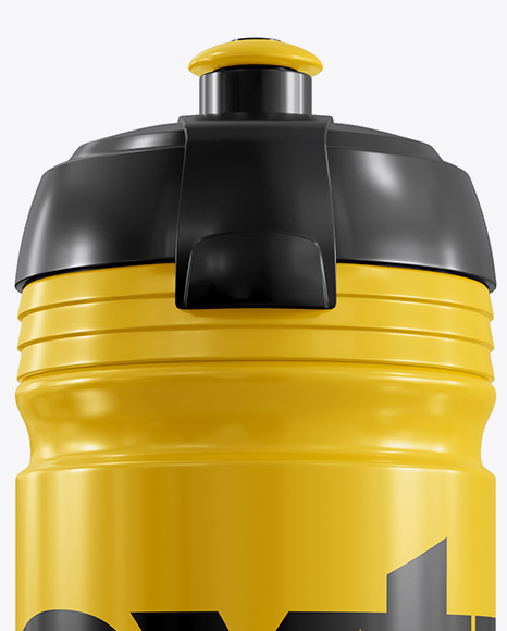 Glossy Sport Bottle Mockup