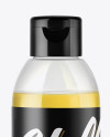 Clear PET Cosmetic Bottle Mockup Clear PET Cosmetic Bottle Mockup