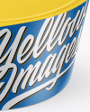 Matte Yogurt Cup Mockup (High Angle Shot)