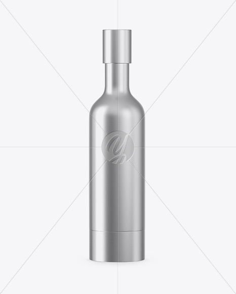 Matte Metallic Cosmetic Bottle Mockup Matte Metallic Cosmetic Bottle Mockup