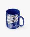 Matte Mug Mockup (High-Angle Shot)