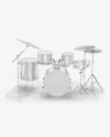 Drum Kit Mockup - Front View