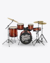 Drum Kit Mockup - Front View