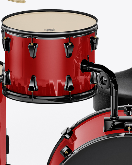 Drum Kit Mockup - Front View