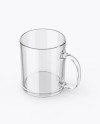 Glass Mug Mockup (High-Angle Shot)