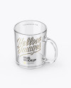 Glass Mug Mockup (High-Angle Shot)