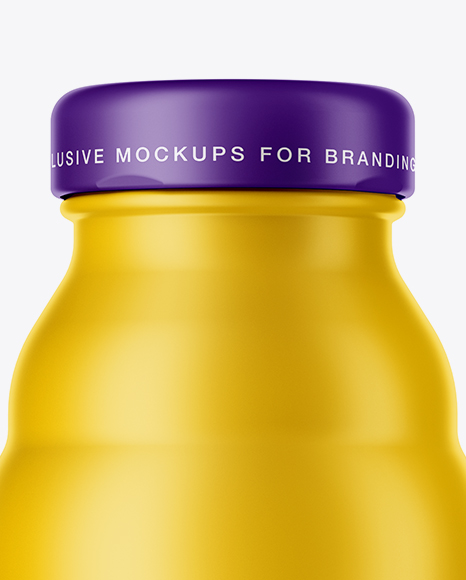 Matte Juice Bottle Mockup